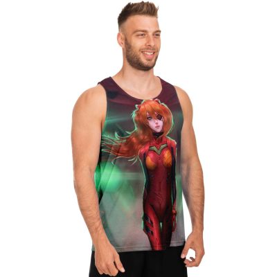 Evangelion Asuka Political 3D Tank Top