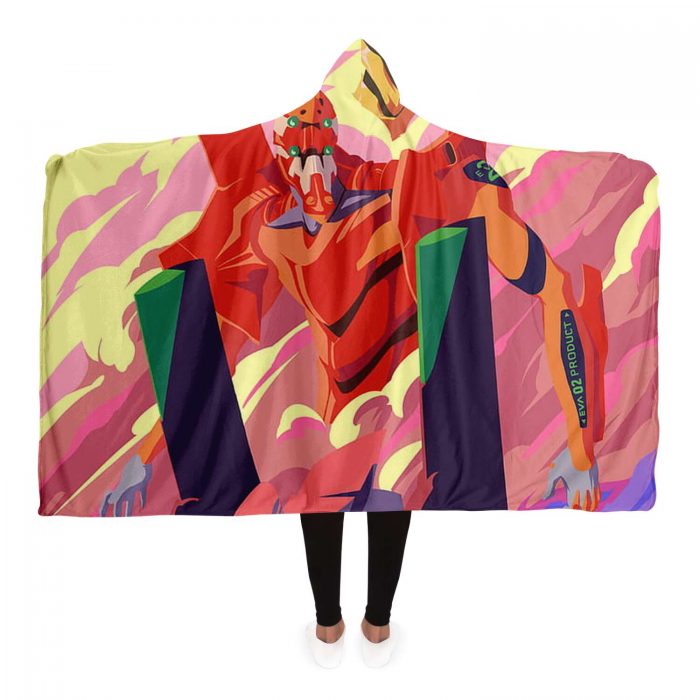 0df69ace2436a10d8ef9b519df01b1f4 hoodedBlanket view4 - Evangelion Store