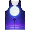 Evangelion Angel Moon Night 3D Tank Top