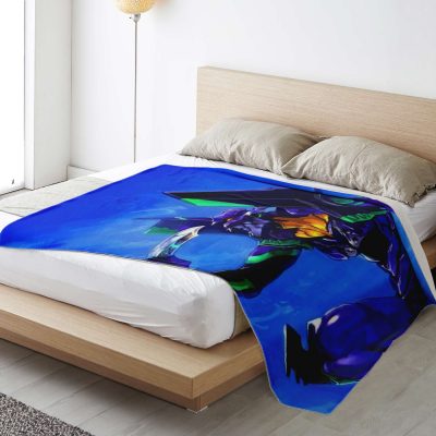 347fe451233c0e7fad743213b3dee4ca blanket vertical lifestyle bedextralarge - Evangelion Store