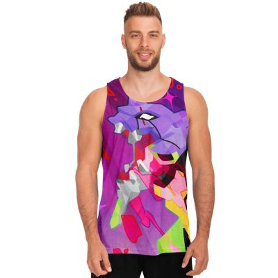 Evangelion Unit-01 Minecraft Tank Top