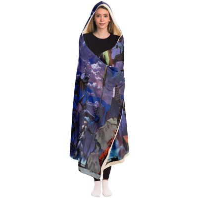 4da2690e7a59ec857780e9c382c222da hoodedBlanket view3 - Evangelion Store