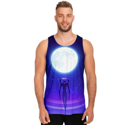 Evangelion Angel Moon Night 3D Tank Top