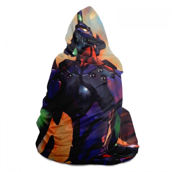 60f8a2627dc050e37cdd8b1b0e9fe6d8 hoodedBlanket view5 - Evangelion Store