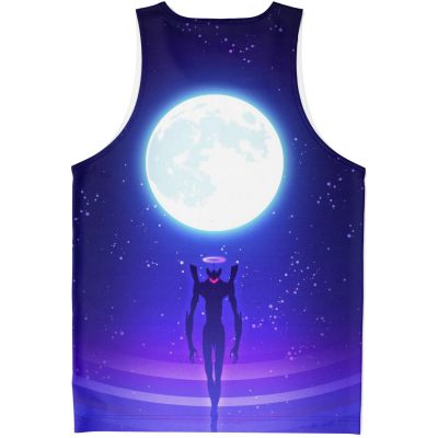 Evangelion Angel Moon Night 3D Tank Top