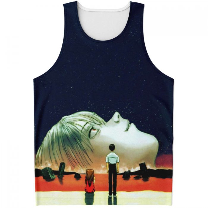 Evangelion Face Rei Ayanami Tank Top