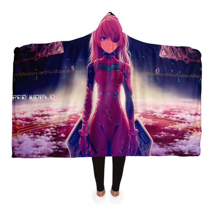 ac5843faa1408c38085ba067ee68f7ce hoodedBlanket view4 - Evangelion Store