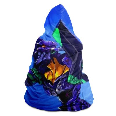 c90e9fe61cacc1d2c85fff4e63d39773 hoodedBlanket view5 - Evangelion Store