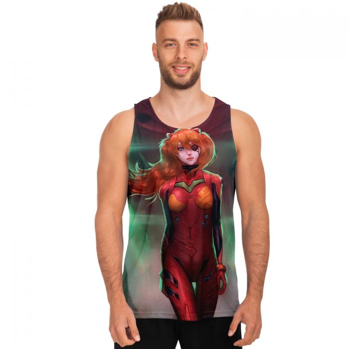 Evangelion Asuka Political 3D Tank Top