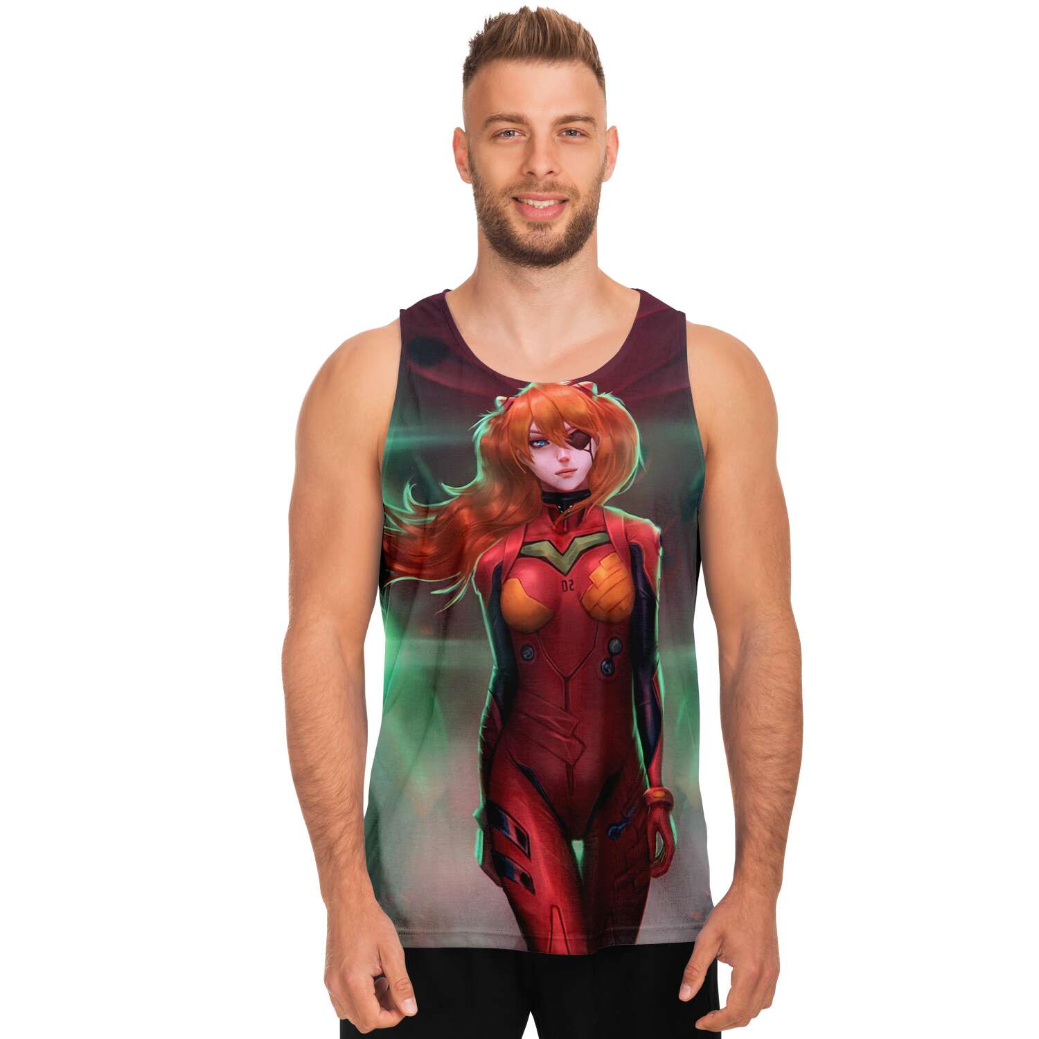 Evangelion Asuka Political 3D Tank Top