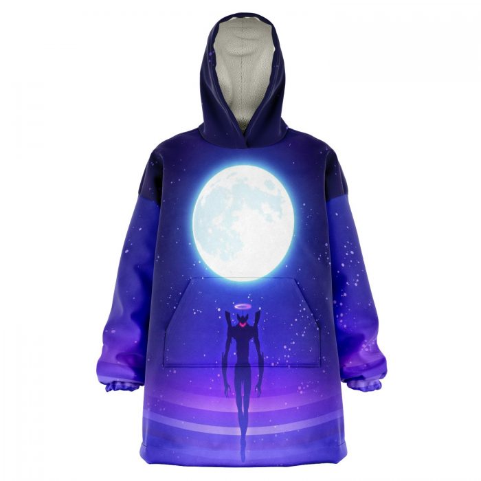 Evangelion Angel Moon Night 3D Snug Hoodie