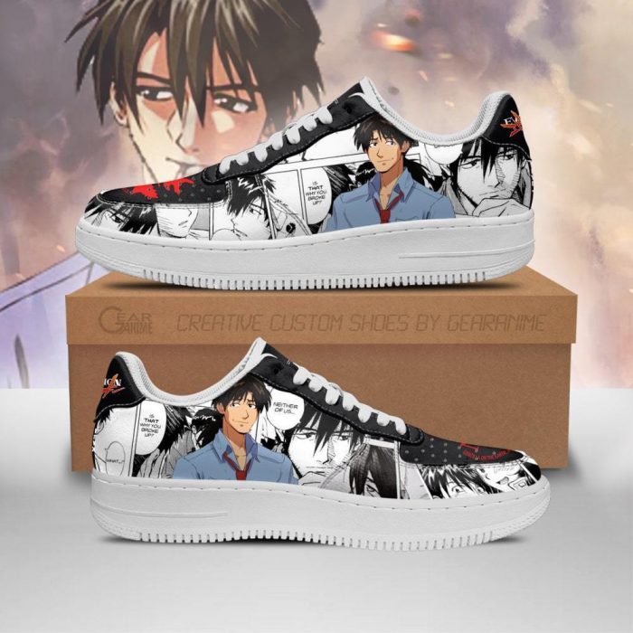 evangelion ryoji kaji air force sneakers neon genesis evangelion shoes gearanime - Evangelion Store