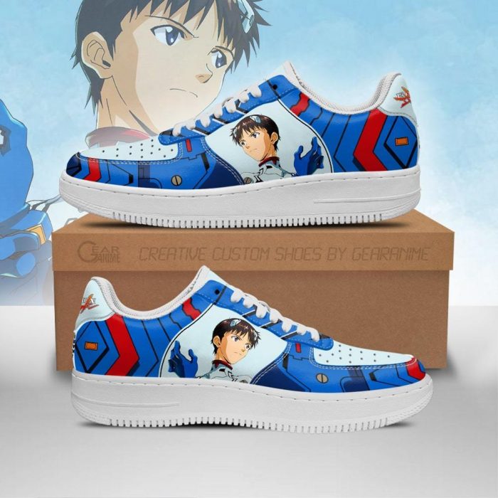 evangelion shinji ikari air force sneakers neon genesis evangelion shoes gearanime - Evangelion Store