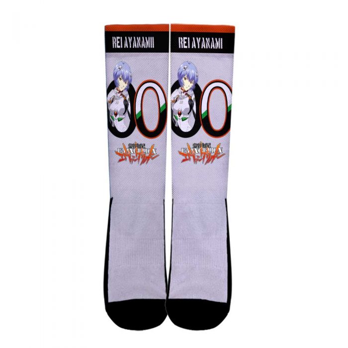 neon genesis evangelion rei ayanami socks anime custom socks pt10 gearanime 2 - Evangelion Store