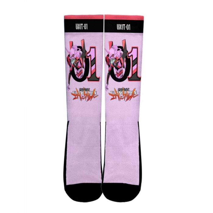 neon genesis evangelion unit 01 awakened socks anime custom socks pt10 gearanime 2 - Evangelion Store