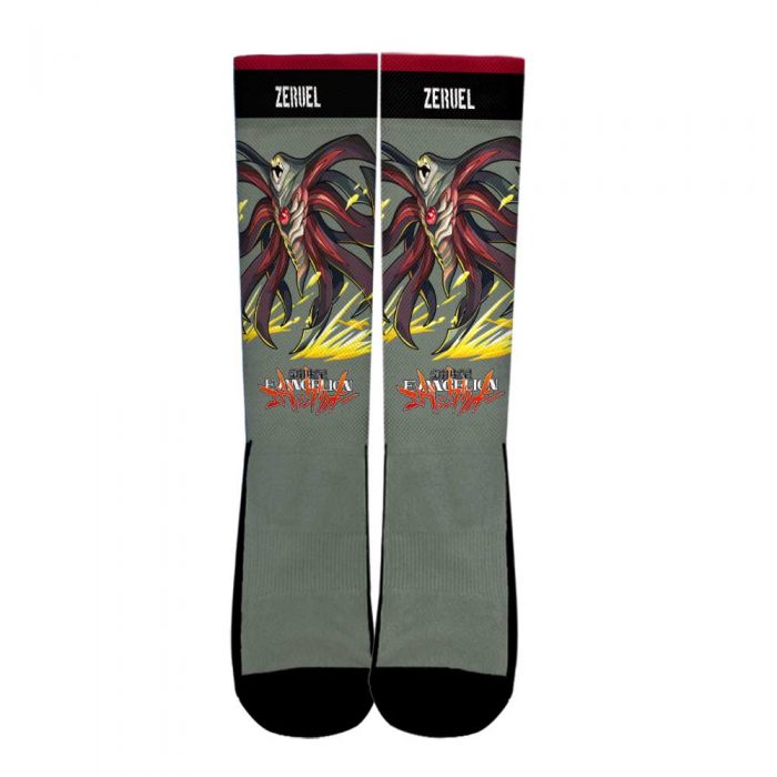 neon genesis evangelion zeruel socks anime custom socks pt10 gearanime 2 - Evangelion Store