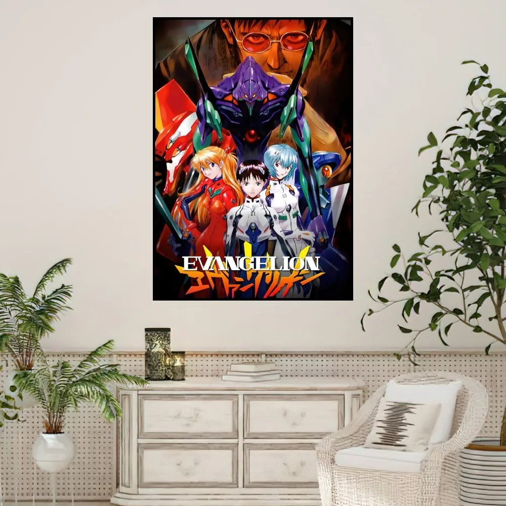 Anime N Neon G Genesis E Evangelion Poster Prints Wall Sticker Painting Bedroom Living Room Decoration 1 - Evangelion Store