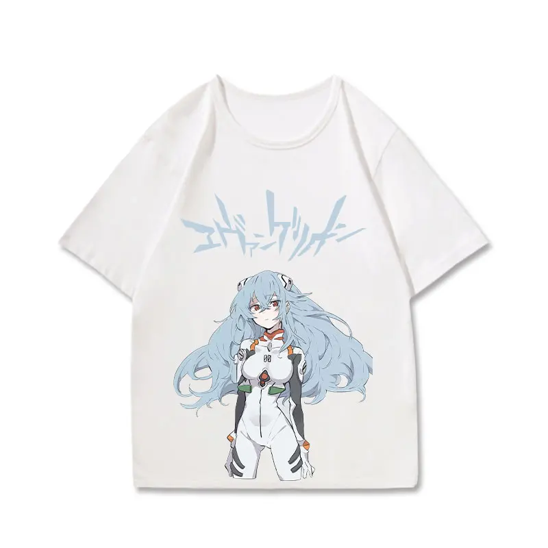 EVA NEW CENTURY EVANGELION CO BRANDED CLOTHING MEN SUMMER ANIMATION TWO YUAN AROUND ASUKA SHORT SLEEVED 20 - Evangelion Store