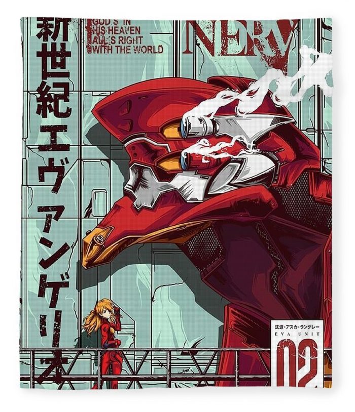 evangelion unit 2 artwork white ian 3 - Evangelion Store