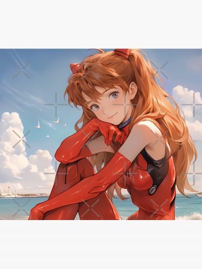 Asuka Langley Soryu The Fiery Eva Pilot In Neon Genesis Evangelion Tapestry Official Cow Anime Merch