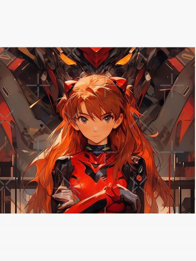 Asuka Langley Soryu Neon Genesis Evangelion Mecha Waifu Tapestry Official Cow Anime Merch