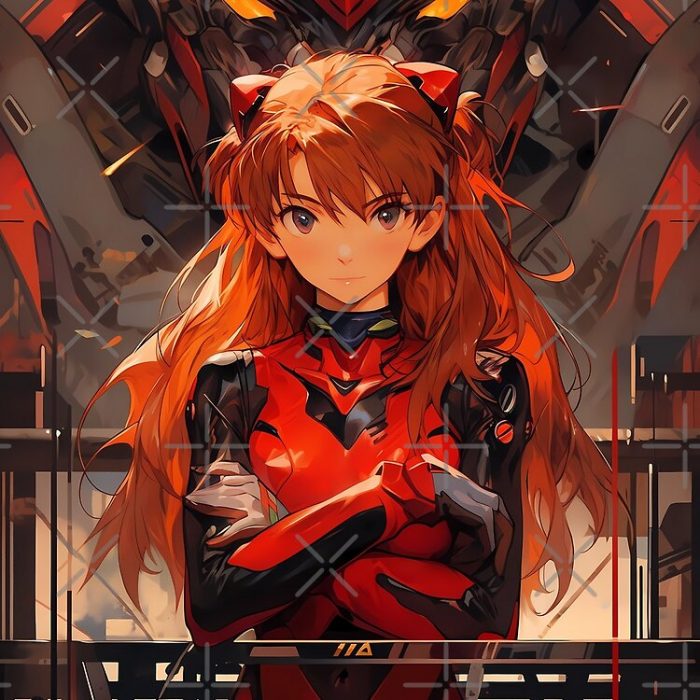 Asuka Langley Soryu Neon Genesis Evangelion Mecha Waifu Tote Bag Official Cow Anime Merch