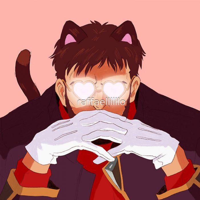 Catboy Gendo Ikari Tote Bag Official Cow Anime Merch