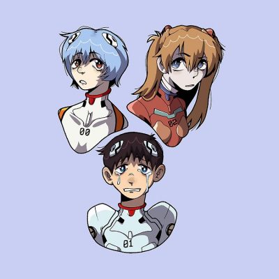 Evangelion Trio Tote Bag Official Cow Anime Merch