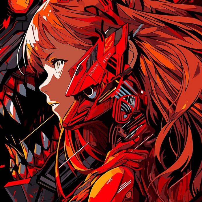 Asuka Langley Soryu Neon Genesis Evangelion Anime Girl Tote Bag Official Cow Anime Merch