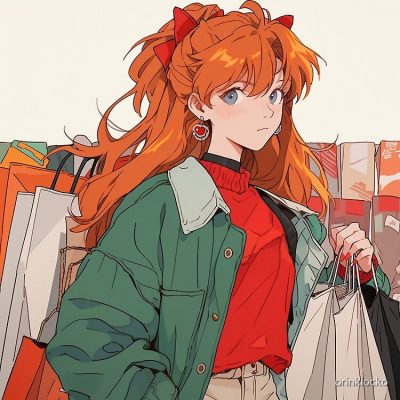 Asuka Shopping Tote Bag Official Cow Anime Merch