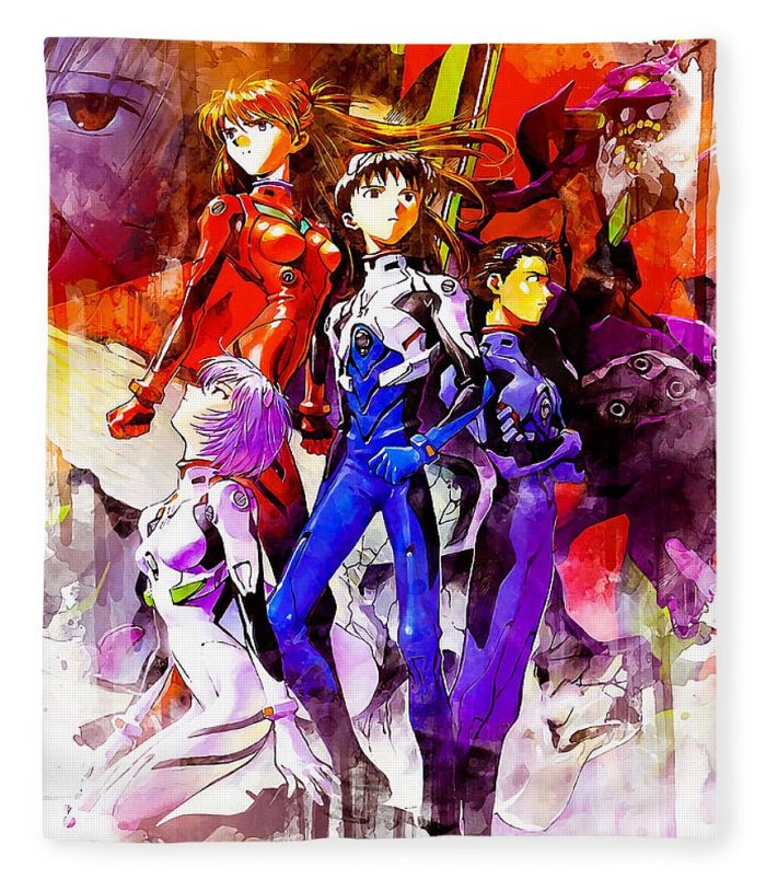 neon genesis evangelion 4 poster green andrew 5 - Evangelion Store