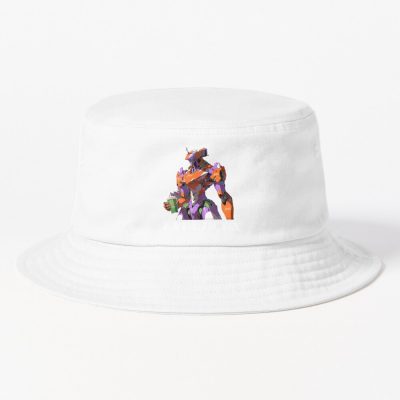 Neon Genesis Evangelion Retro Vintage Bucket Hat Official Cow Anime Merch