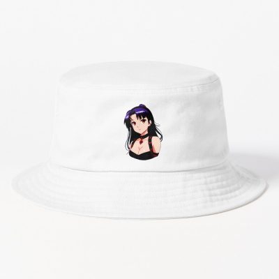 Misato Katsuragi From Neon Genesis Evangelion Bucket Hat Official Cow Anime Merch