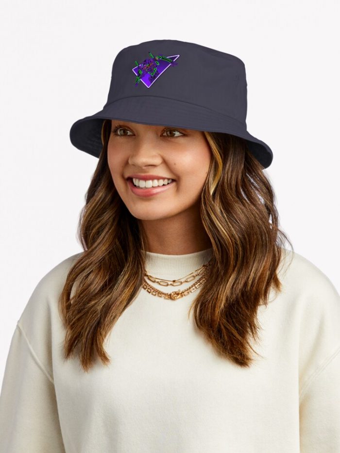 Eva 01 (Neon Genesis Evangelion) Bucket Hat Official Cow Anime Merch