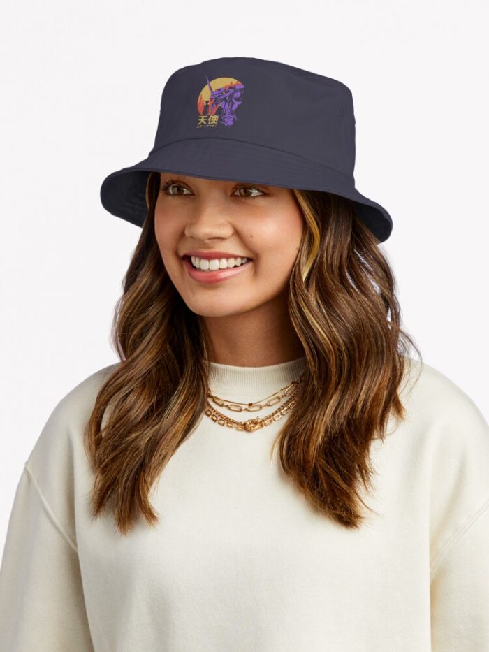 Neon Genesis Evangelion Bucket Hat Official Cow Anime Merch