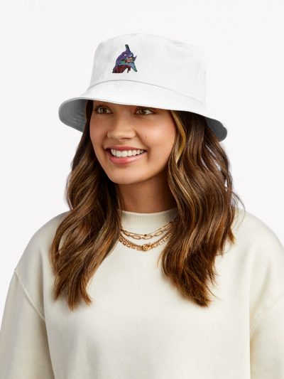  Evangelion 01 Head Bucket Hat Official Cow Anime Merch