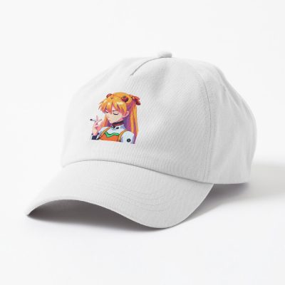 Evangelion Asuka Smoking - Pixel Cap Official Cow Anime Merch