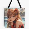 Asuka Langley Soryu Neon Genesis Evangelion Anime Girl Waifu Tote Bag Official Cow Anime Merch