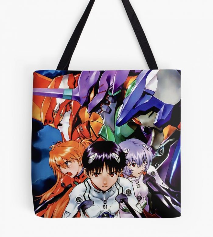 Neon Genesis Evangelion Tote Bag Official Cow Anime Merch