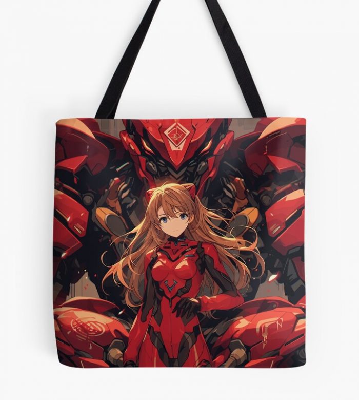 Asuka Langley Soryu Neon Genesis Waifu Tote Bag Official Cow Anime Merch