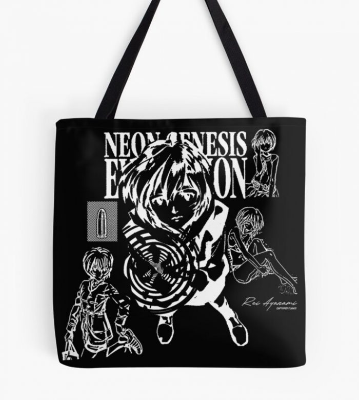 Neon Genesis Evangelion ''Last Bullet'' Tote Bag Official Cow Anime Merch