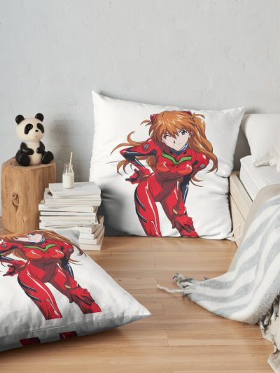 Asuka Throw Pillow Official Cow Anime Merch