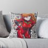 Asuka Langley Neon Genesis Evangelion Throw Pillow Official Cow Anime Merch