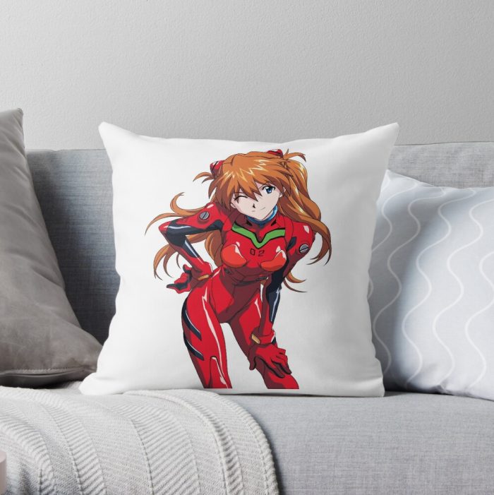 Asuka Throw Pillow Official Cow Anime Merch