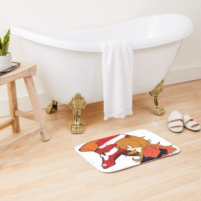 Auska And Unit 02 Bath Mat Official Cow Anime Merch