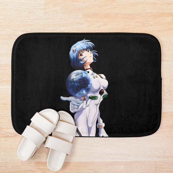 Rei Ayanami, Neon Genesis Evangelion, Anime, Japanese Bath Mat Official Cow Anime Merch