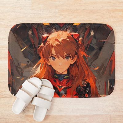 Asuka Langley Soryu Neon Genesis Evangelion Mecha Waifu Bath Mat Official Cow Anime Merch