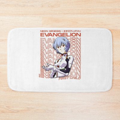 Rei Ayanami Evangelion Aesthetic Bath Mat Official Cow Anime Merch