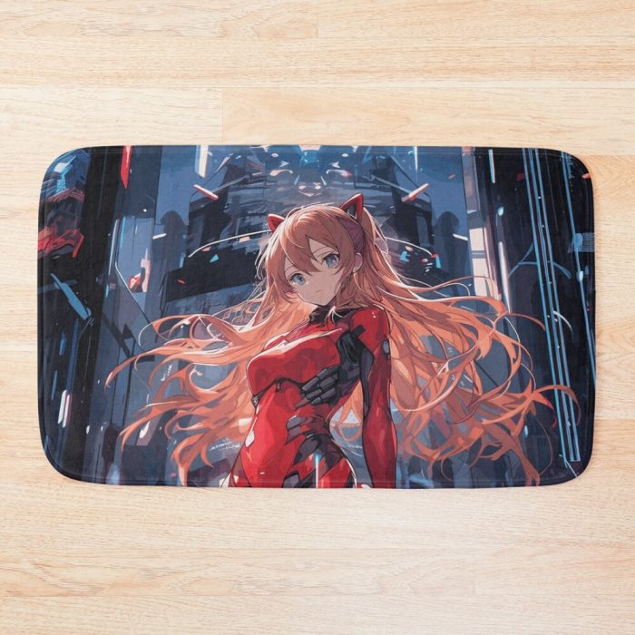 Asuka Langley Soryu Neon Genesis Waifu Bath Mat Official Cow Anime Merch