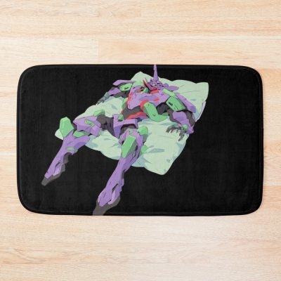 Neon Genesis Evangelion Vintage Mecha (White) Bath Mat Official Cow Anime Merch